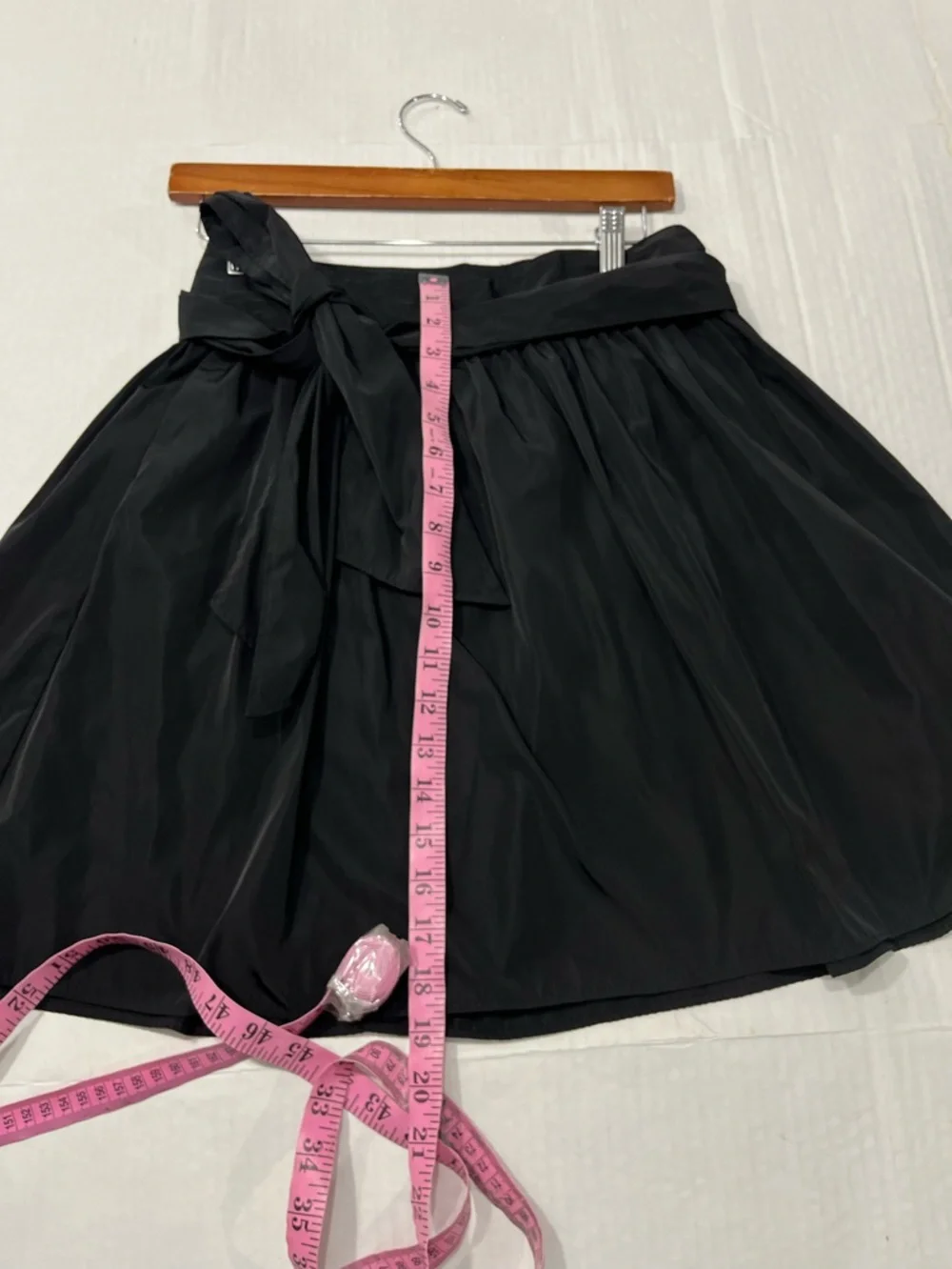EXPRESS TAFFETA BOW A LINE SKIRT